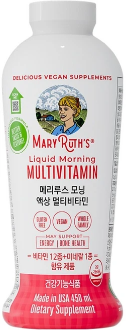 메리루스 모닝 액상 멀티비타민, 450ml, 1개 - 쿠팡