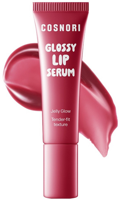 COSNORI 光澤精華唇釉, 1個, 10ml, 01 水潤紅