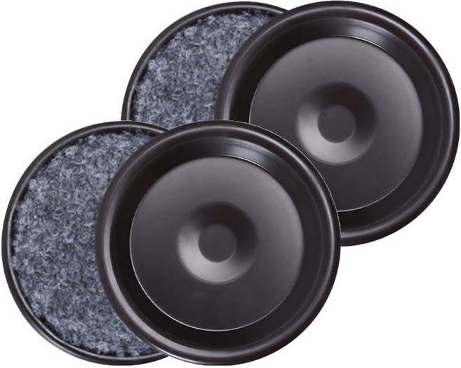 마켓피아 가구 다리 보호 소음방지 바닥긁힘방지 패드 원형, 4개