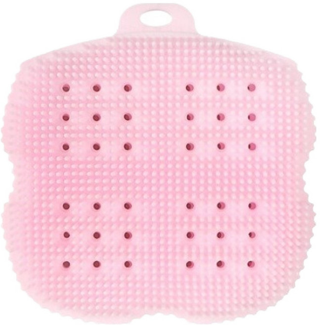 헤오르 실리콘 세안 목욕 브러쉬, 핑크, 1개, 1개입