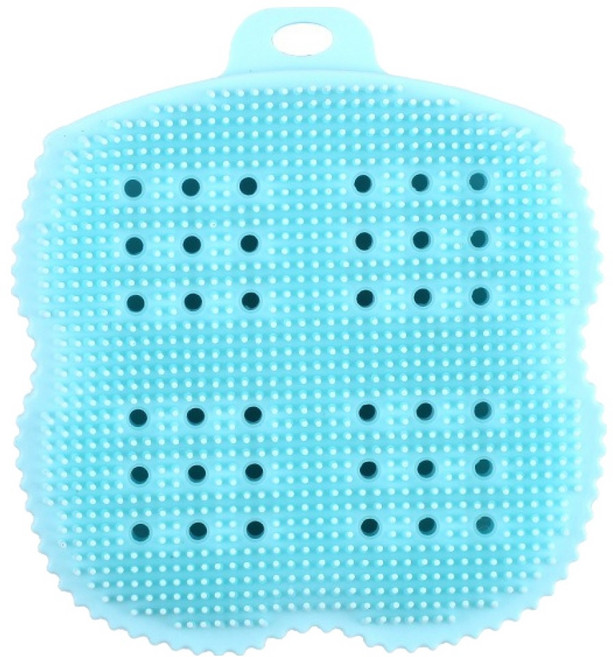 헤오르 실리콘 세안 목욕 브러쉬, 블루, 1개, 1개입