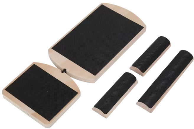 영핏 발목 발 아치 강화 트레이너 원형 밸런스 보드, 우드