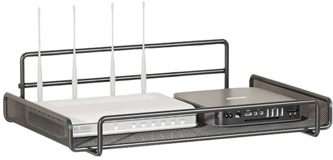 동글이 내구성 높은 범용형 무타공 셋톱박스 브라켓 TYPE 9 250 x 150 x 65 mm, 1개