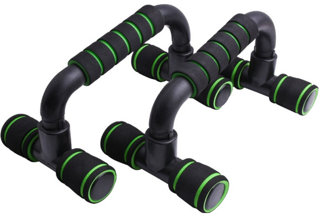 스모글 헬스 홈트 푸쉬업바 2p, 그린, PL-61