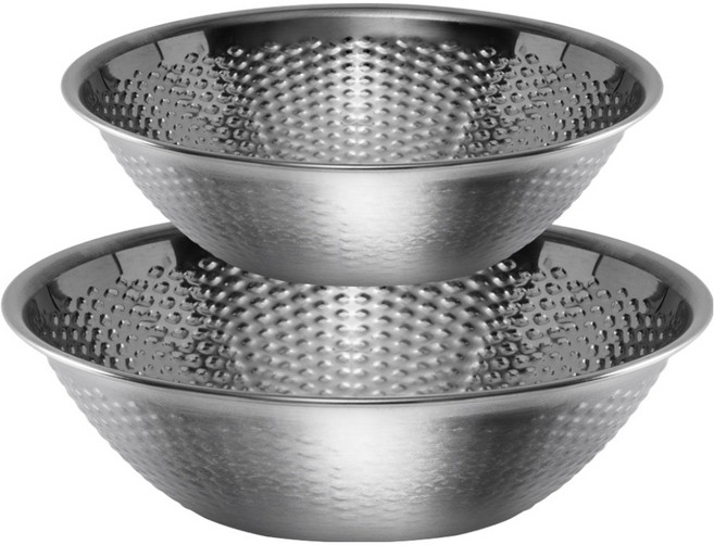 그린도어 스테인레스 쌀함박 믹싱볼 2종 세트, 1세트
