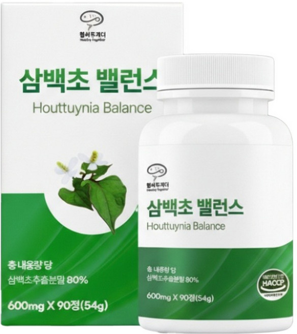 헬씨투게더 삼백초 밸런스 추출물 54g, 1개, 90정