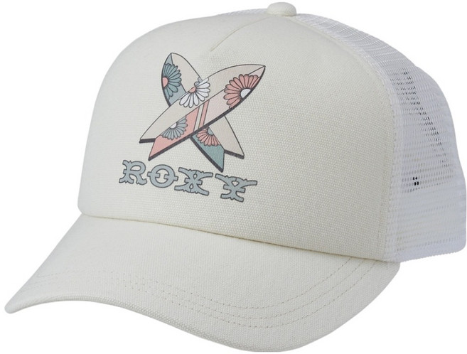 록시 여성용 서프보드 프린팅 트러커 캡 RE23CP219BLK, 오트밀