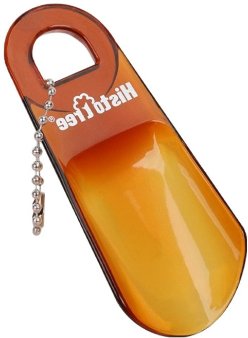 히스토트리 휴대용 신발 도우미 미니 구두주걱, 호박색, 5개