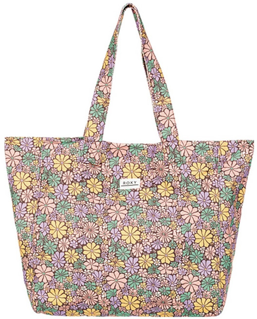 록시 플라워 패턴 라지 토트백 RE13OB020CQR, 연보라
