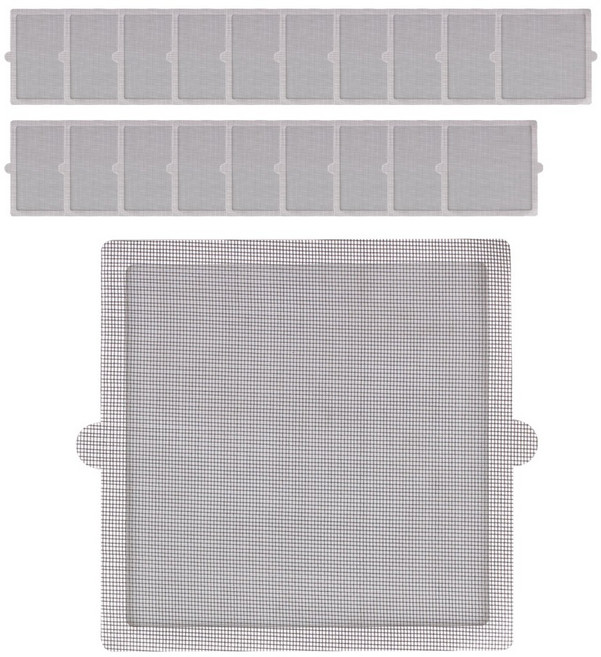 생활드림 사각 욕실 배수구 거름망 20p, 그레이