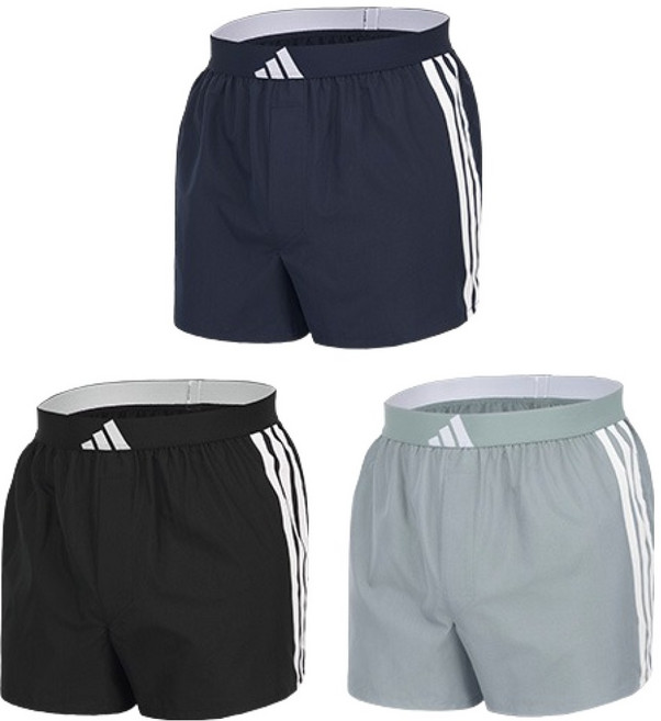 아디다스 NEW 시그니처 삼선 포인트 트렁크 3종