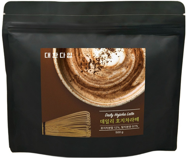 대한다업 데일리 호지차라떼 파우더, 500g, 1개, 1개입