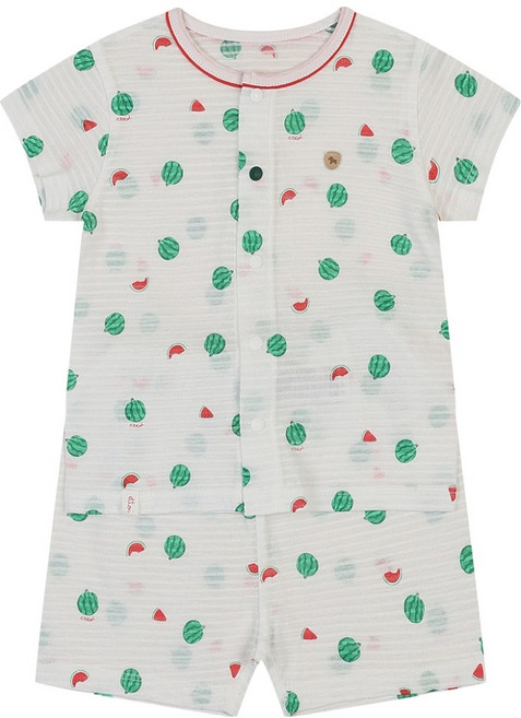 에뜨와 위티반소 면 내의 상하의 세트