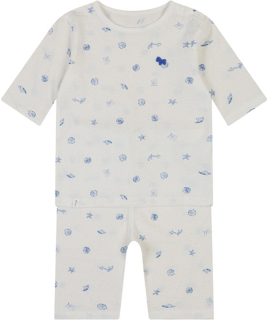 에뜨와 오션 7부 면 내의 상하의 세트