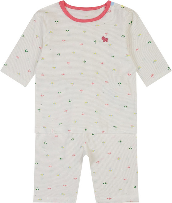 에뜨와 스키너 7부 면 내의 상하의 세트