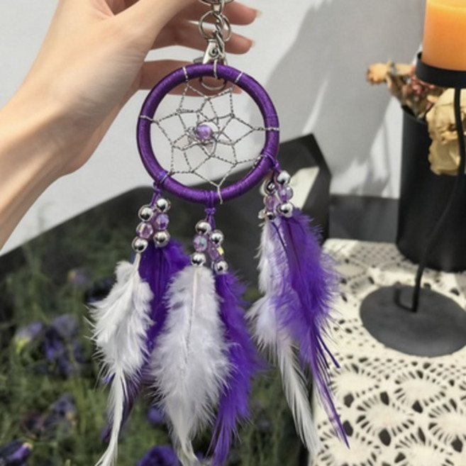 인아트 창문장식 인테리어모빌, 짙은 보라색