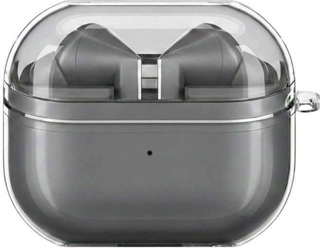 모아 버즈3 / 버즈3프로 / 버즈3 FE 호환 클리어 하드케이스, 투명 클리어, 1개