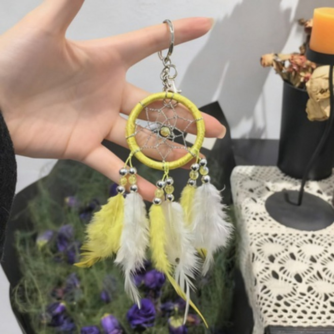 인아트 창문장식 인테리어모빌, 노란색