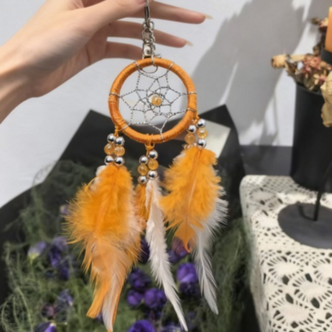 인아트 창문장식 인테리어모빌, 주황색