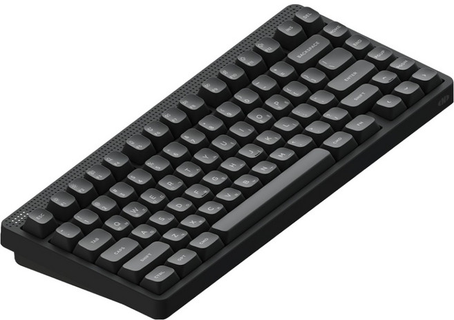 누피 기계식 유무선 텐키리스 키보드, 맥스갈축, NODE75 HP, 잉크 그레이