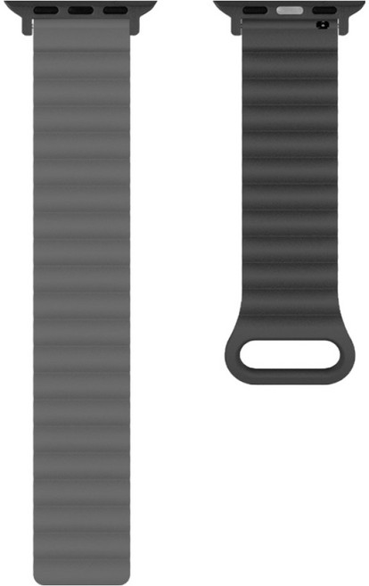 Jelsen Apple Watch 相容磁吸鍊式錶帶 38 / 40 / 41 / 42 mm, 炭黑色, 1個