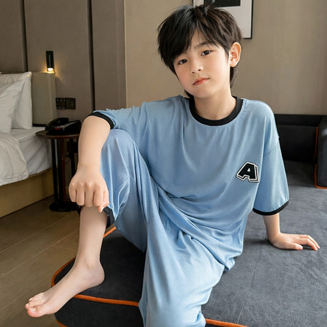 헤이주니 아동용 에이블쿨링 7부 실내복 상하의 세트