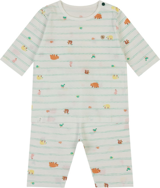 에뜨와 로저 7부 면 내의 상하의 세트