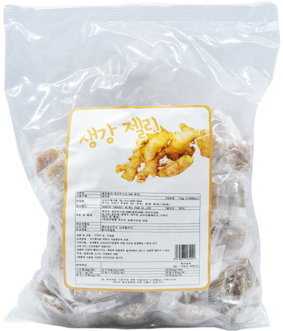 생강젤리, 1kg, 1개