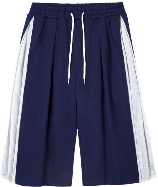 제이에이치스타일 남성용 롱/숏 기장 사이드 배색 버뮤다 하프 반바지 JOROK703