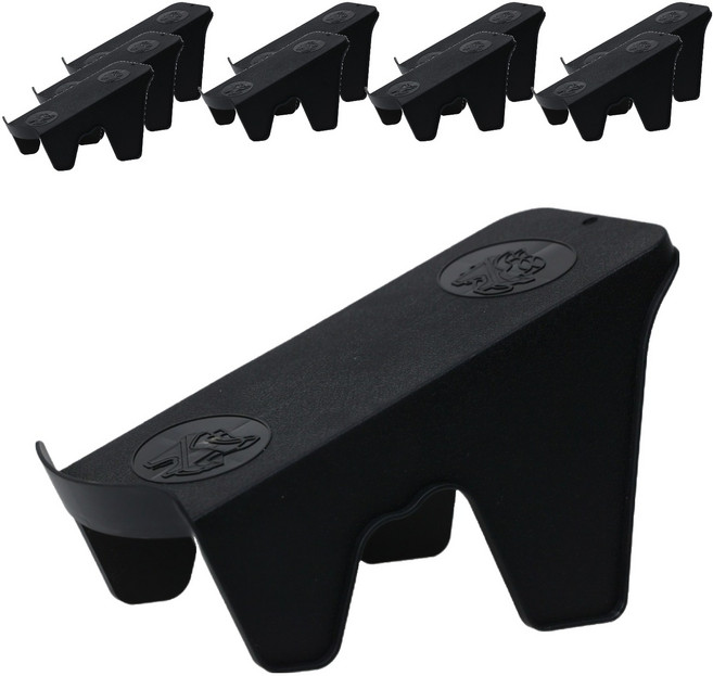 보네르하우스 싱글 슈즈렉 신발정리대, 블랙, 10개