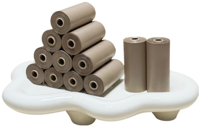 ZIO장바구니 강아지 배변봉투 31 x 22.5 cm, 커피색, 15개, 1개입 - 쿠팡