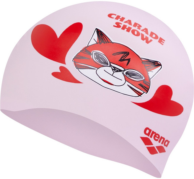 아레나 히어로캣츠 실리콘 수모 A6AC1AC81, 1개, PINK