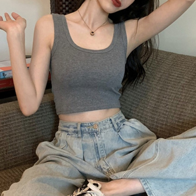 TheSirup 女性用遮副乳強力短版背心 2件組