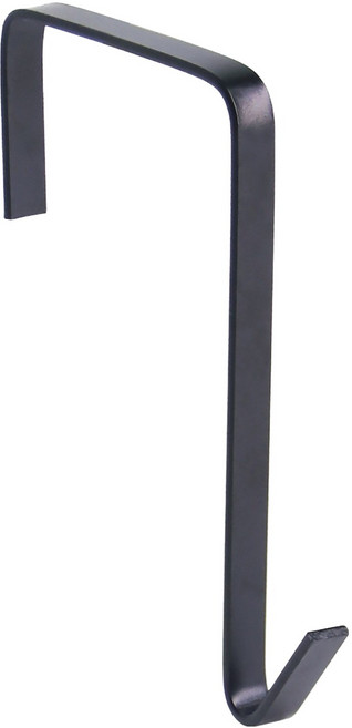 온지 현관문 수납 욕실 옷 걸이, 블랙, 1개