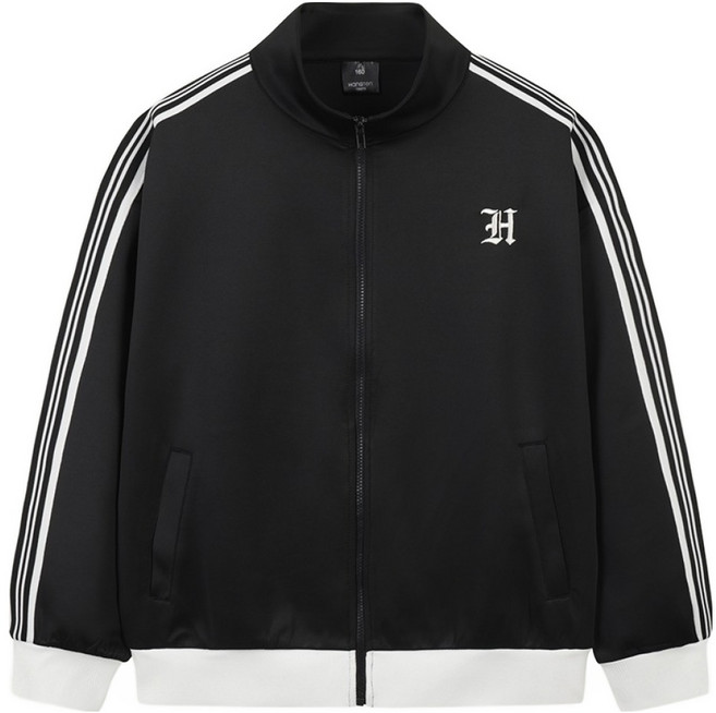 행텐틴즈 로고 오버핏 스판 트랙탑