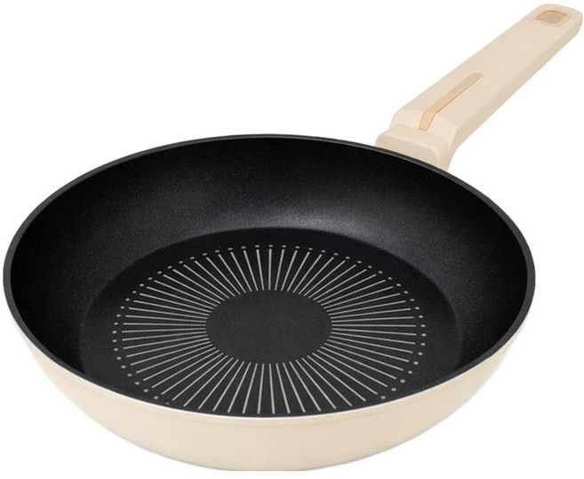 러브송 베이지데이 IH 단조 프라이팬, 1개, 24cm