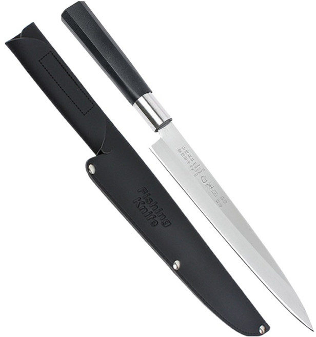 일천도 P손잡이 사시미 210mm + 칼집 세트, 1세트, 칼 + 칼집