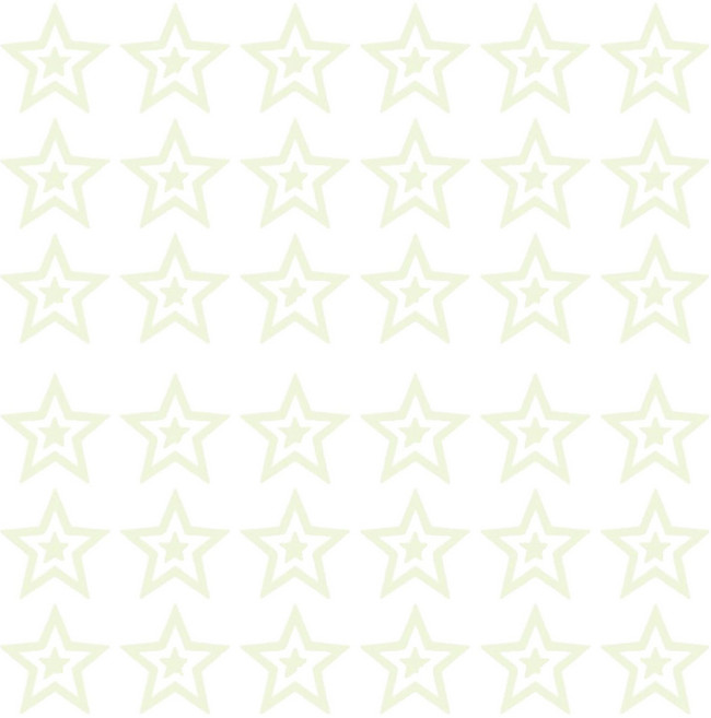 쥬템 천장 야광별 스티커 이중별 YG-228 2p