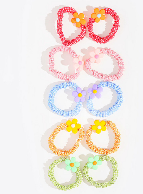 아기코끼리 꼬마친구 곱창 머리끈 5종 x 2p 세트