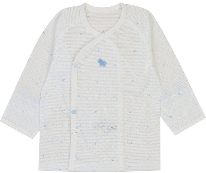 에뜨와 신생아용 도트 면 배내저고리