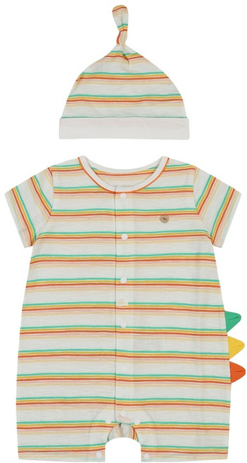 에뜨와 신생아용 선물용 앤디 반소 면 우주복 + 모자 + 선물포장 세트 + 쇼핑백