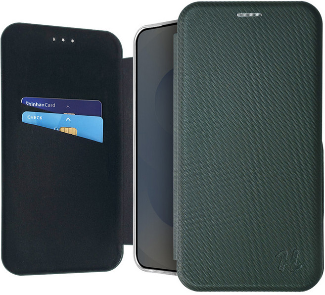 모나프리 드로우 라인 마그네틱 플립 휴대폰 케이스