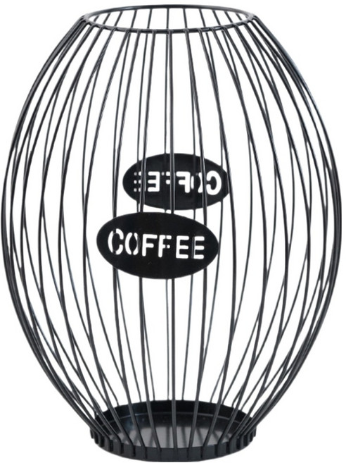 예스원 럭셔리 라운드 캡슐 디스플레이 L 18 x 23 cm, 블랙, 1개