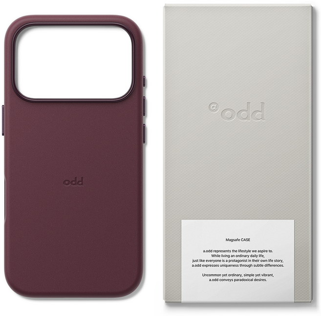 에이오드 가죽 맥세이프 휴대폰 케이스