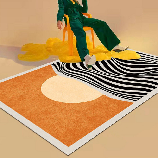 엑스터 아트 디자인 거실 인테리어 카페트