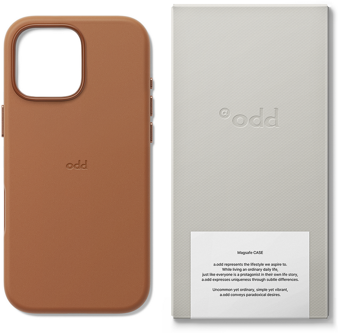 에이오드 가죽 맥세이프 휴대폰 케이스