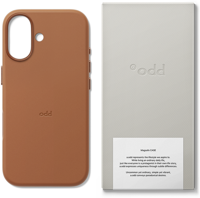 에이오드 가죽 맥세이프 휴대폰 케이스