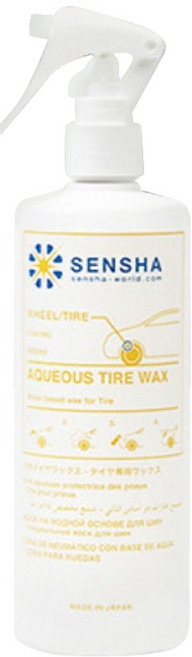 SENSHA 輪胎亮光劑 水性輪胎蠟, 400ml, 1個