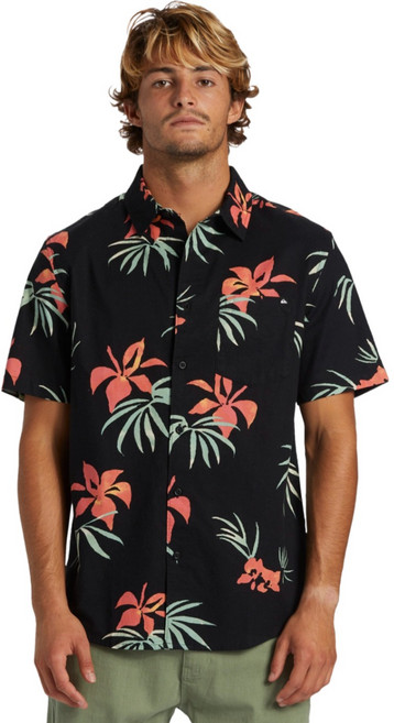 QUIKSILVER 男士花卉圖案標準版型襯衫 QE21ST021KVJ