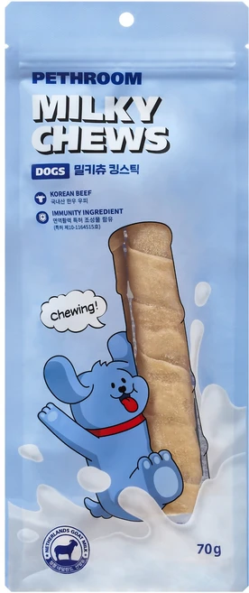 페스룸 강아지 밀키츄, 70g, 1개, 혼합맛(우피/산양유) - 쿠팡